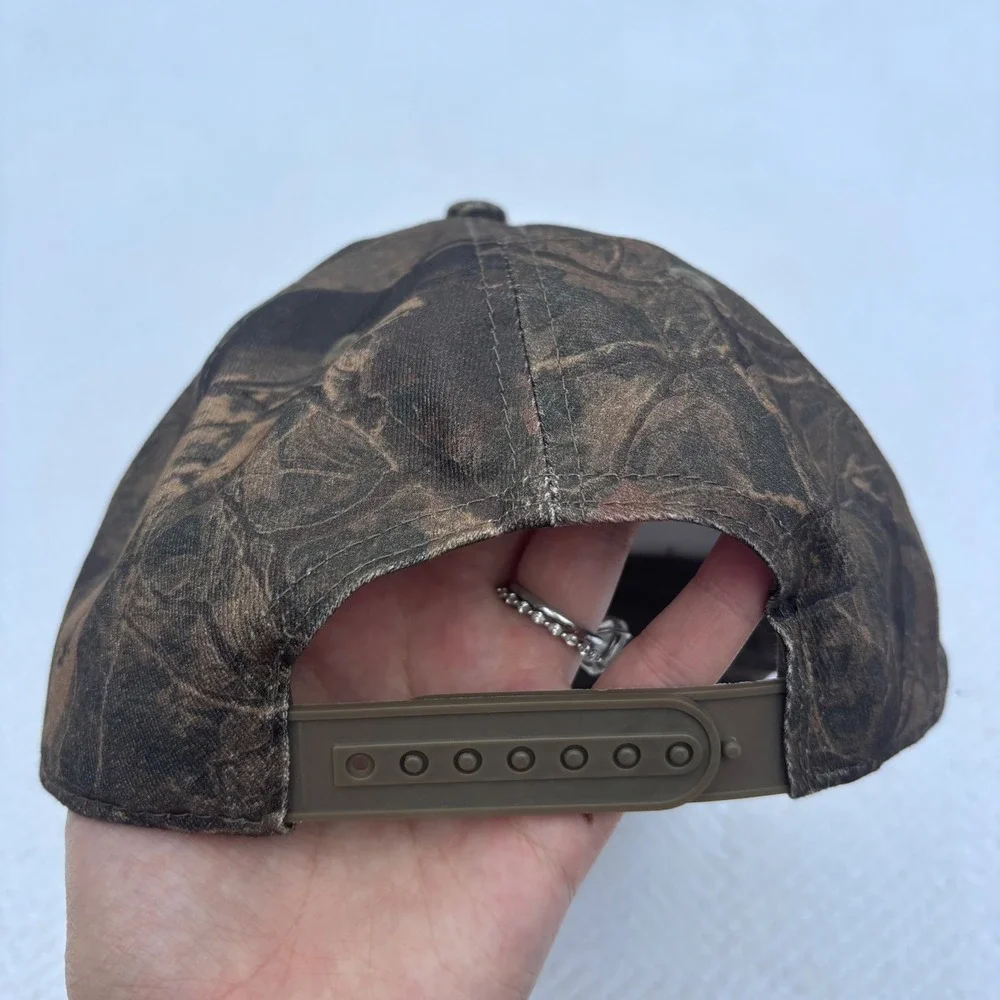 Unisex DAIRY BOY Paige Lorenze River Camo Logo‎ Trucker Hat in Orange NEW